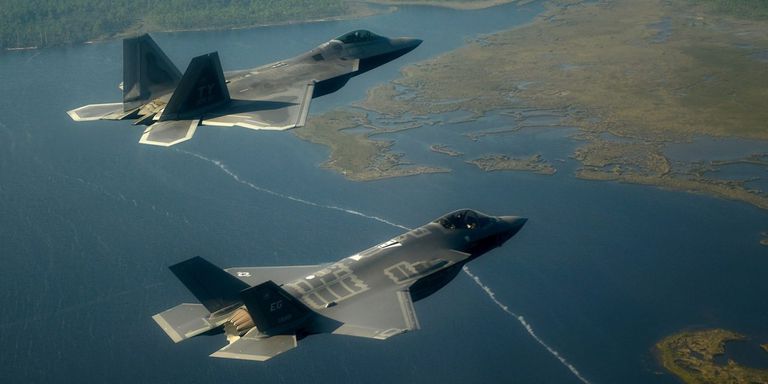 F-22s and F-35s